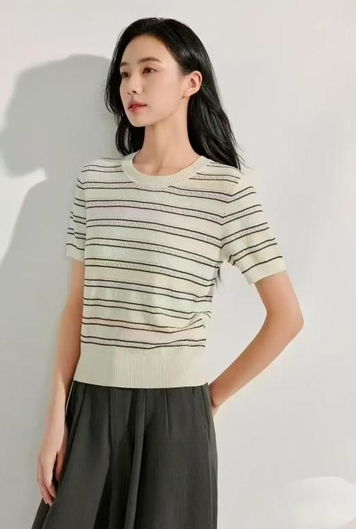 茵曼  针织衫优雅温柔 商品图0