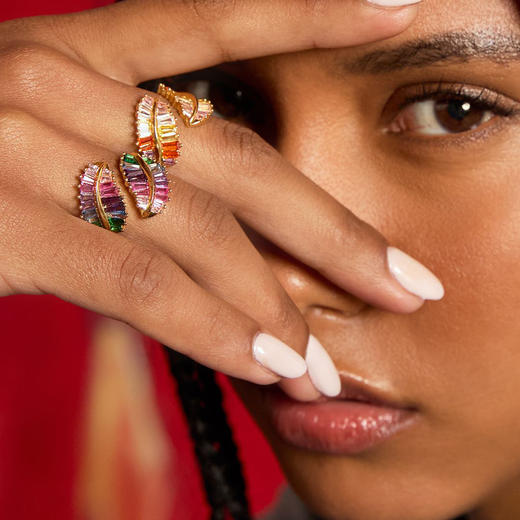 北京仓｜MYA-BAY-RAINBOW LEAVES-彩色树叶 戒指［比利时设计师］ 商品图2