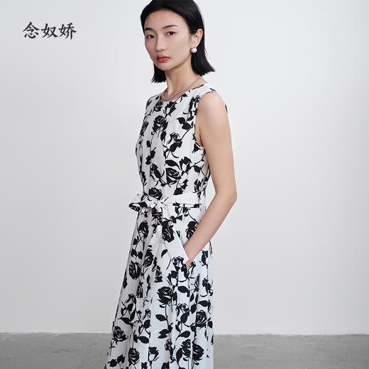 【商场同款】CND5367 “ 玫瑰剪影裙 ” 亲肤舒适 轻盈而坚韧 花型连衣裙 商品图14