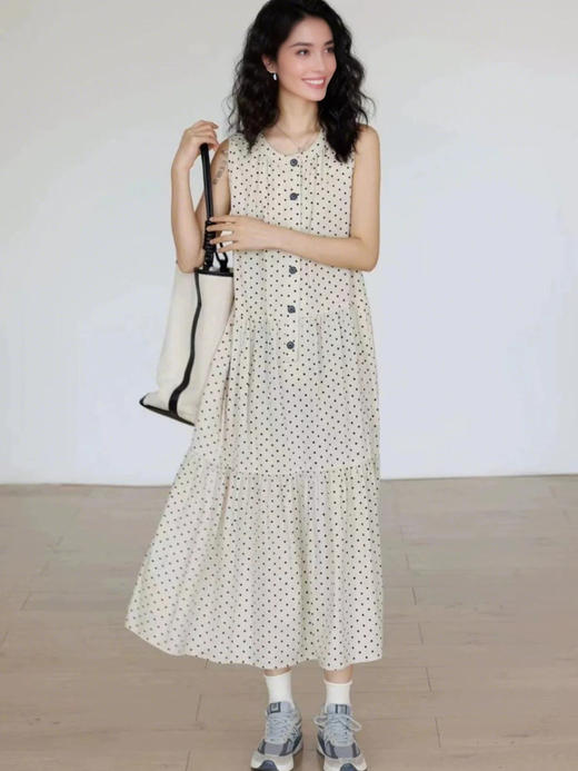 裁缝学苑AQ438背心裙纸样女装新款圆领无袖宽松连衣裙a字裙样板 商品图3