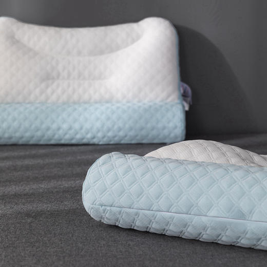 自然醒高分子软管记忆棉牵引颈椎枕头护颈椎助睡眠护颈枕芯单人家用颈椎专用枕XK 商品图9