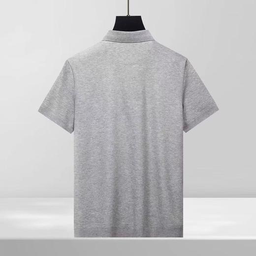 男装新款极简高级质感夏季翻领短袖刺绣商务休闲polo衫上衣  YH-BLC5162* 商品图3