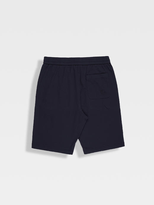 callisto藏青棉混纺休闲短裤 商品图1