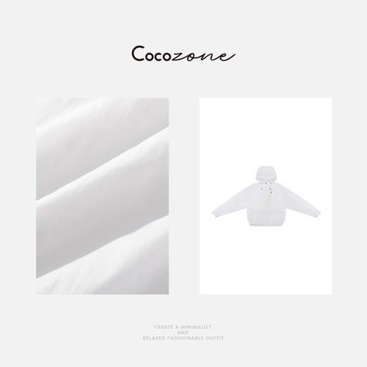 COCO ZONE 刘一一25春季新款时尚休闲连帽百搭女式外套CD1A0452 商品图2