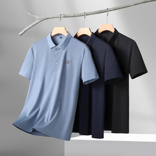 【棉质】【DK】大依优型大码短袖POLO衫加肥加大半袖体恤夏季款肥佬宽松商务休闲百搭上衣男士胖子 商品图0