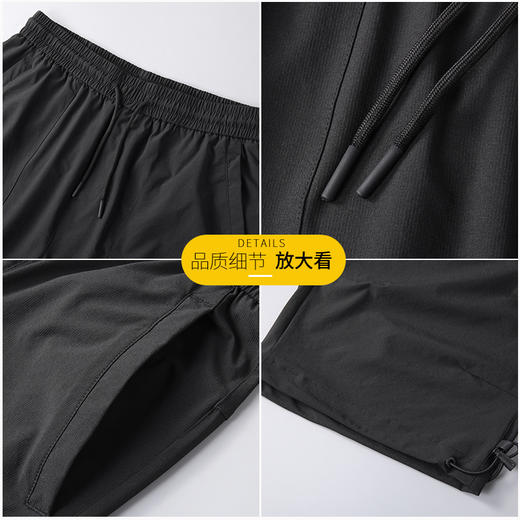 【新款DK】大依优型大码男装短裤五分裤中裤弹力加肥加大大号短裤运动男士胖子 商品图2