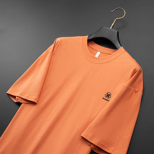 【精梳棉】【DX】大依优型大码短袖T恤圆领时尚潮流宽松潮牌加肥加大上衣男士半袖打底 商品图9