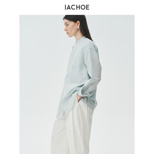 棉仓3631504004-IACHOE书卷气衬衫 商品图4