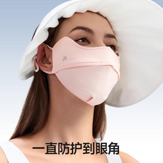 【专利全波段防晒 自带冰感护眼角】素湃Supield全波段防晒面罩口罩F3401 面料轻薄 接触凉感 圆弧半球切面 商品图1
