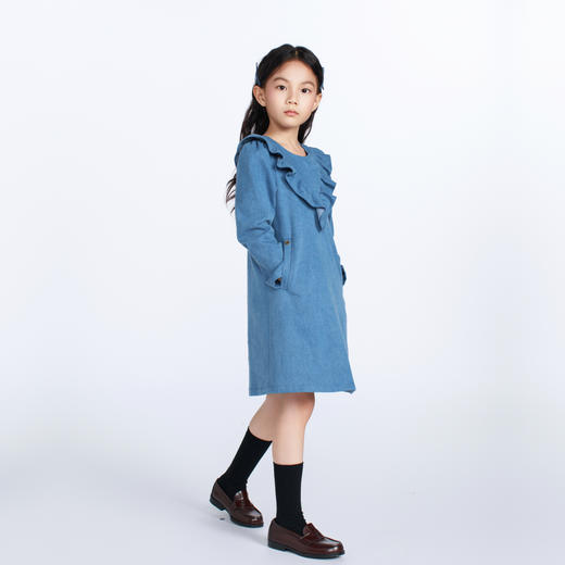 鹿谧 牛仔连衣裙 商品图2