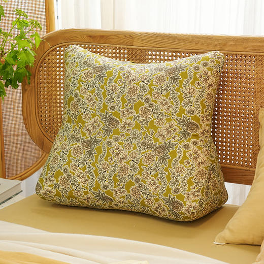 嫩芽新绿系列沙发腰靠靠垫飘窗软包靠背榻榻米高级感腰靠垫卧室可拆洗 商品图4