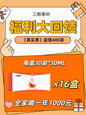 【真实惠】【真实惠】枸杞原浆480袋量贩装