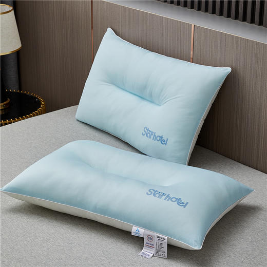 自然醒A类全棉星级酒店凉感枕头枕芯一对套家用护颈椎助睡眠酒店专用成人高低枕头芯XK 商品图7