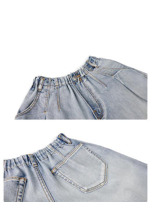 jnby   25年夏款  牛仔七分裤  1P4E10160 商品图8