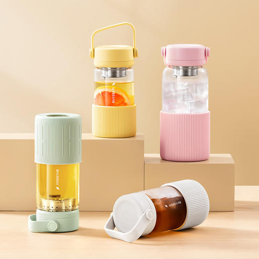 北鼎 BUYDEEM 泡茶随手杯 高硼硅玻璃 商品图0