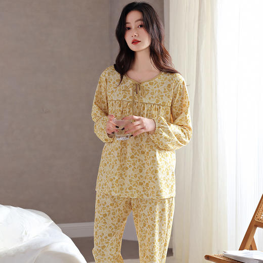 雀说 纯棉套头长袖家居服XEQ1212 商品图3