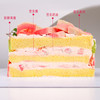 【青雾芭乐】鲜红果肉的芭乐切片和圆润碧绿的青提--芭乐水果生日蛋糕 商品缩略图1