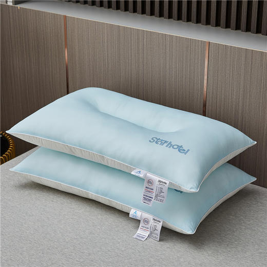 自然醒A类全棉星级酒店凉感枕头枕芯一对套家用护颈椎助睡眠酒店专用成人高低枕头芯XK 商品图5