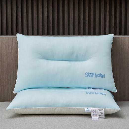自然醒A类全棉星级酒店凉感枕头枕芯一对套家用护颈椎助睡眠酒店专用成人高低枕头芯XK 商品图4