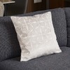 靠垫套 叶子几何 灰色 商品缩略图0