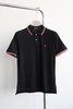 R.L 拼色镶边 纯棉珠地网棉 翻领短袖POLO衫 TX412 商品缩略图5
