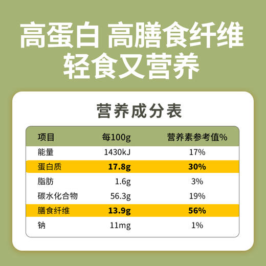 富世康低GI面粉1kg/袋 杂粮全麦面粉粗粮烘焙 商品图1