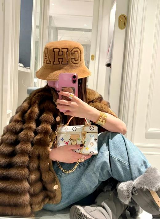 驴家白三彩村上隆vanity化妆包（CB） 商品图8