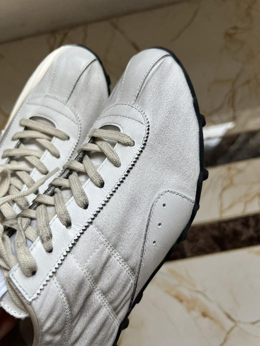 324-3首日包邮 白百合/叶童 清冷知识分子 MM6春夏薄款德训鞋 原楦原材 做旧轻便跟脚 商品图2