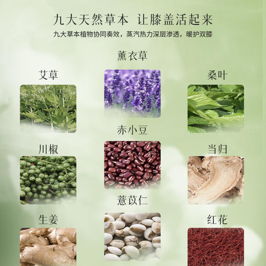 【膝盖越酸  越有用】 后辰暖膝贴6片/袋*2袋+后辰植萃蒸汽眼罩5片/袋*1袋 商品图1