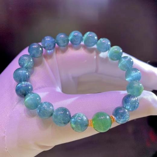 9mm单圈全色蓝碧玺手链 商品图0