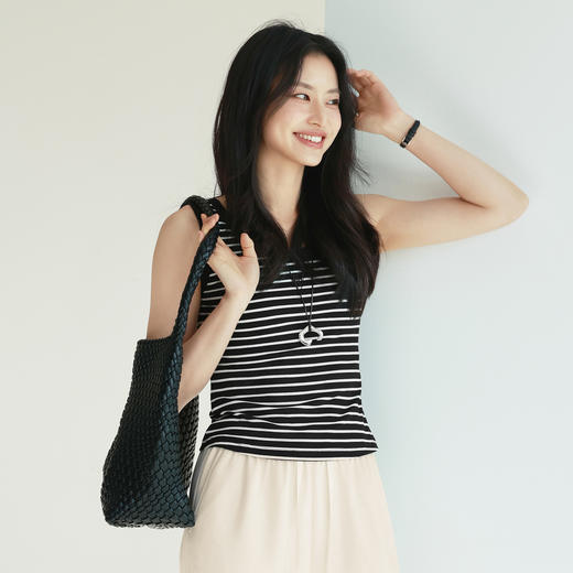 【商场同款】伊芙丽夏针织背心1F4500851 商品图4