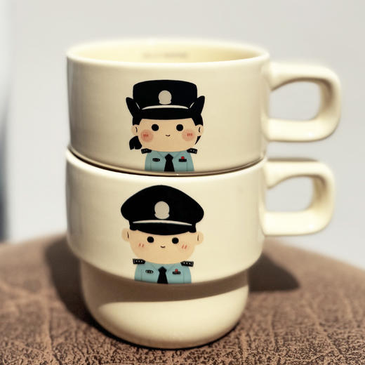 叱咤小警萌警款叠叠杯“你笑起来就是好天气”（容量280ML） 商品图4