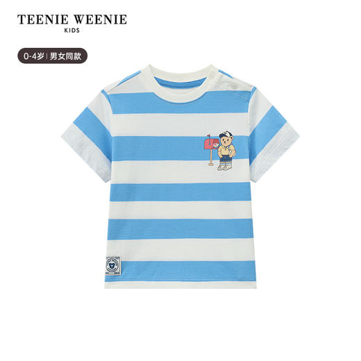 TeenieWeenie Kids小熊童装春夏男女宝宝条纹圆领短袖T恤T0RS256376I 商品图6