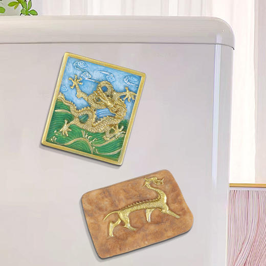 【何尊】中国龙博物馆文创冰箱贴树脂材质家用装饰立体磁吸景区旅游纪念品 商品图2