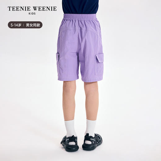 TeenieWeenie Kids小熊童装夏季男女童宽松凉感工装短裤TKTH256483N 商品图3