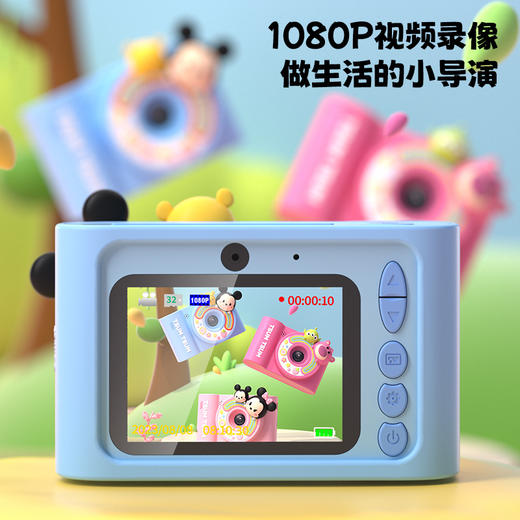 正版迪士尼儿童相机玩具拍照录像迷你卡通高清数码照相机礼品 商品图3