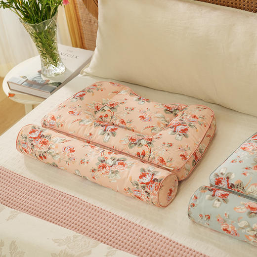 法式玫瑰系列分区枕头护颈椎助睡眠专用荞麦皮成人睡觉家用单人 商品图4