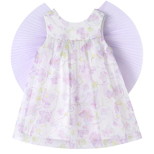 【实体店同款】女童无袖连衣裙夏季新款安奈儿童装XG523650 商品图5