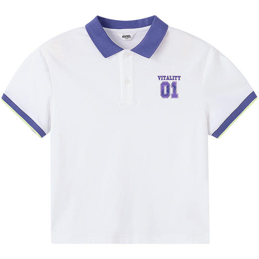 【实体店同款】男童翻领短袖上衣夏季新款安奈儿童装AB521623 商品图5