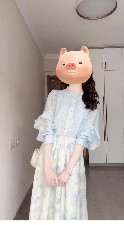 裁缝学苑AS453法式衬衫半身裙纸样女装上衣裙子套装样板图纸 商品图5