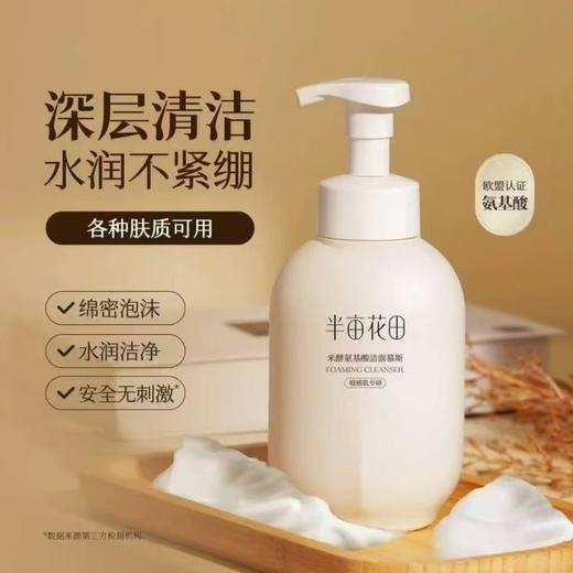 半亩花田米酵氨基酸泡泡洁面慕斯 500ml 商品图3