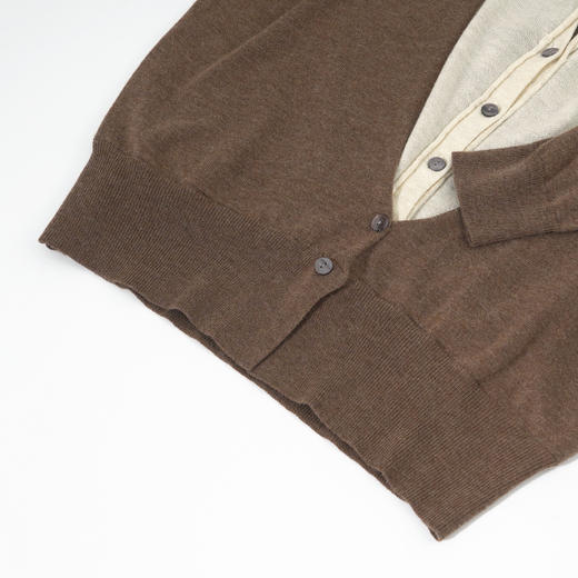 34%羊毛假两件针织开衫上衣（送皮带）  A-5753 商品图2