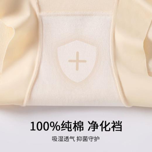 沁莉姿7A新疆棉平角内裤，优选新疆50支长绒棉，吸湿柔润顺滑。舒适天花板~5条装 商品图4