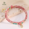 【原创设计❗新中式红纹石】糖果色系圆润细腻，颗颗精选优质水润，财纳福圆珠项链女百搭高级感饰品手链女QQ 商品缩略图0