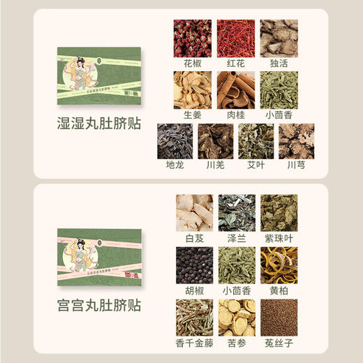【昼夜分时 科学养护】后辰艾草肚脐贴艾绒贴家用草本湿湿丸暖暖丸  30贴/盒 商品图4