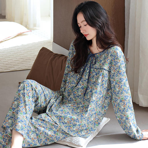雀说 纯棉套头长袖家居服XEQ1212 商品图5