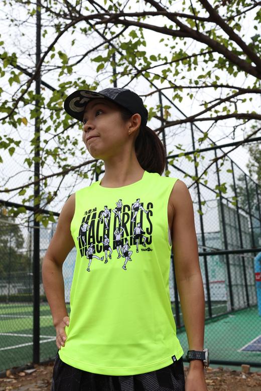 严素跑步坎肩背心，马克操 坎肩型背心，男女通款，轻量，快干，严素态度 商品图8