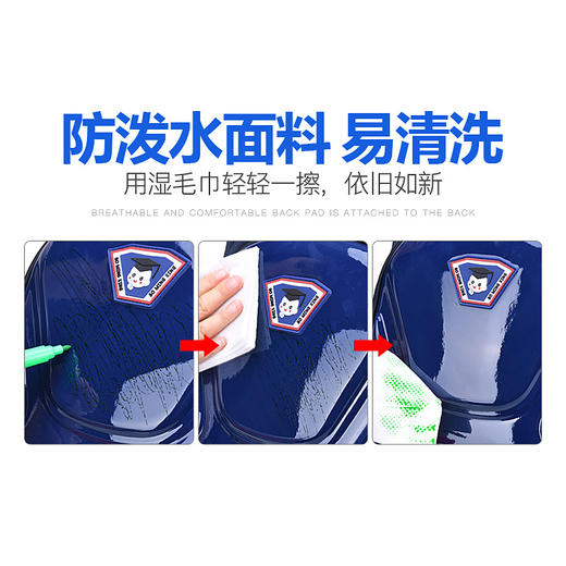 【时尚拉杆书包，就要不一样~】儿童拉杆书包 男孩辅导班 小学生六轮爬楼梯儿童背包 可拆卸 一包两用 背着轻松 拉着省力-QQ 商品图1