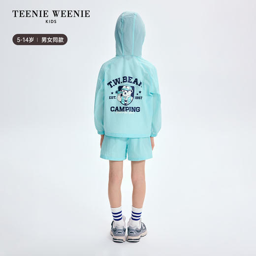 TeenieWeenie Kids小熊童装夏季男女童连帽凉感防晒外套TKJJ256481H 商品图3
