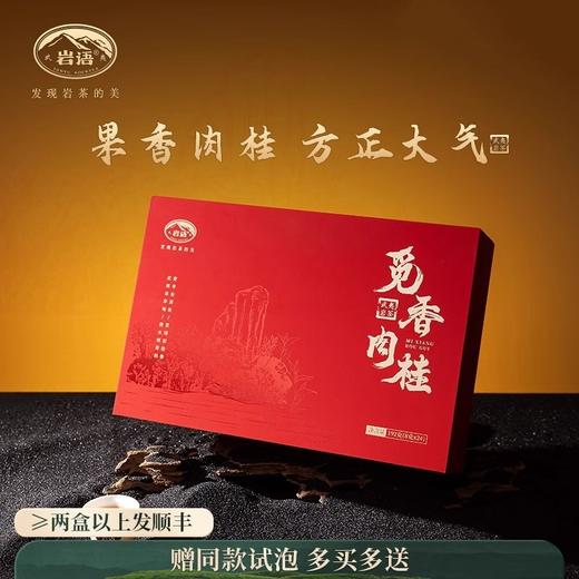 岩语 觅香肉桂茶叶礼盒装 特级武夷岩茶正宗中火乌龙茶送礼长辈192g 商品图0